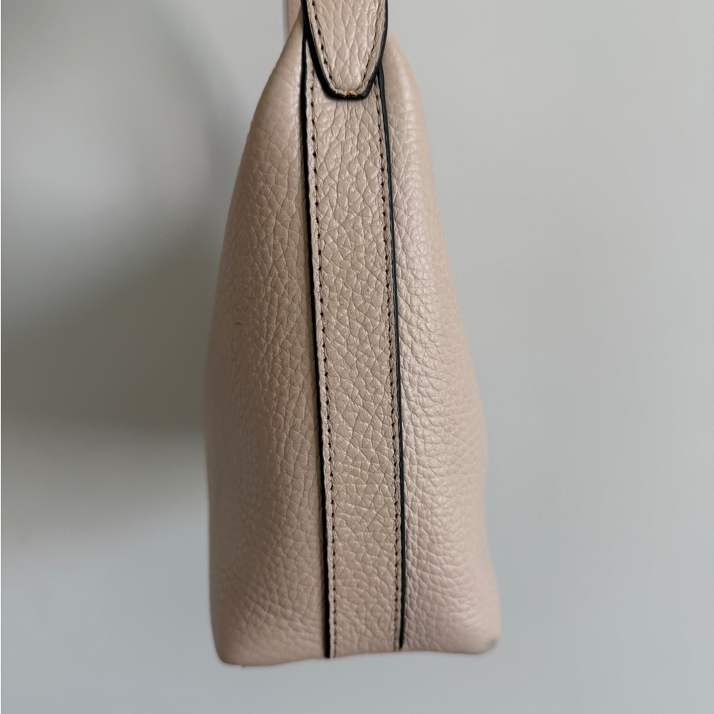 Furla Cream Shoulder Bag with Pink Butterfly Motif - Picture 6 of 11